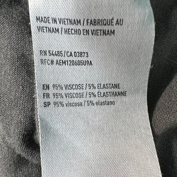 American Eagle Top Womens Medium Lace Up Stonewash Relaxed Soft Minimalist Boho - Picture 8 of 11